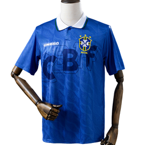 Camisa Brasil 1992 Il Away - Versão Retrô - Azul