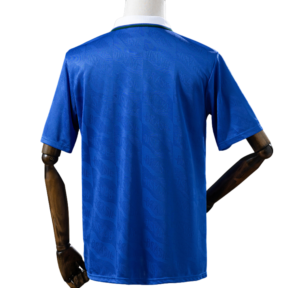 Camisa Brasil 1992 Il Away - Versão Retrô - Azul