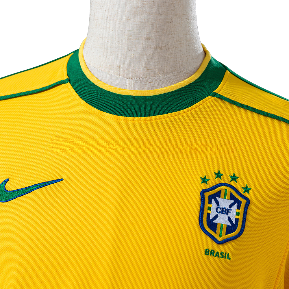 Camisa Brasil 1998 I Home - Versão Retrô