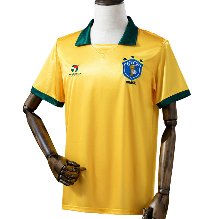 Camisa Brasil 1988 I Home - Versão Retrô