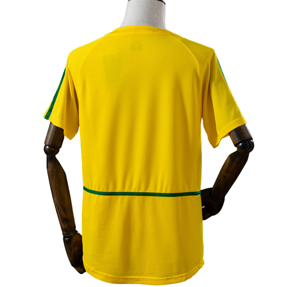 Camisa Brasil 2002 I Home - Versão Retrô