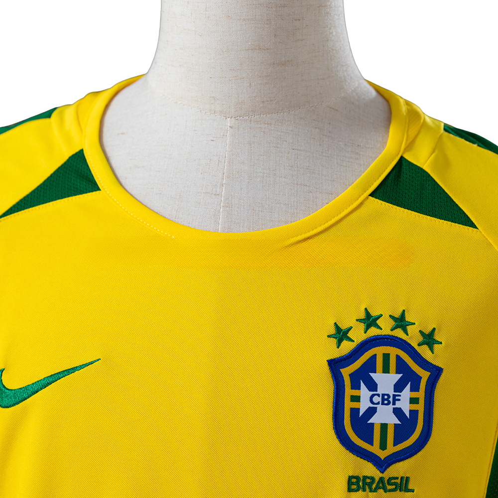 Camisa Brasil 2002 I Home - Versão Retrô