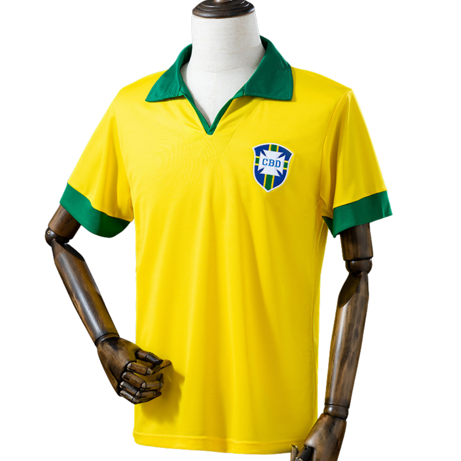 Camisa Brasil 1958 I Home - Versão Retrô