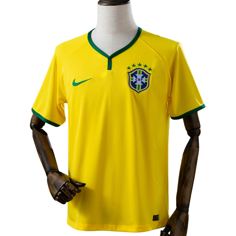 Camisa Brasil 2014 I Home - Versão Retrô