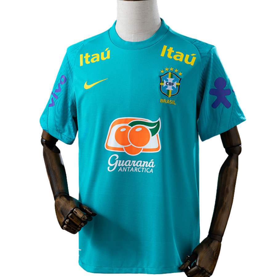 Camisa Brasil Treino Azul Turquesa