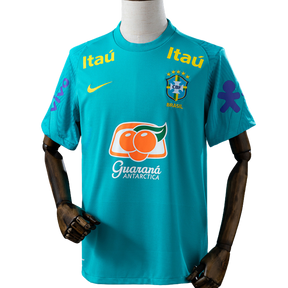 Camisa Brasil Treino Azul Turquesa