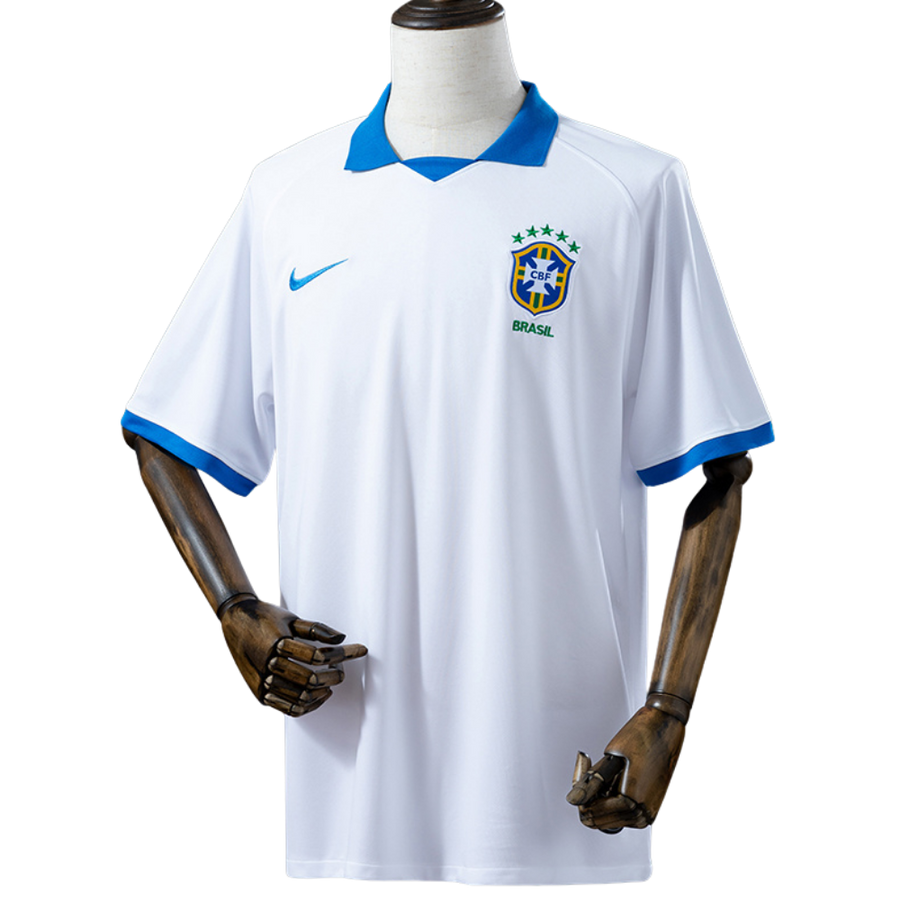 Camisa Brasil 2019 Il Away - Versão Retrô - Branca