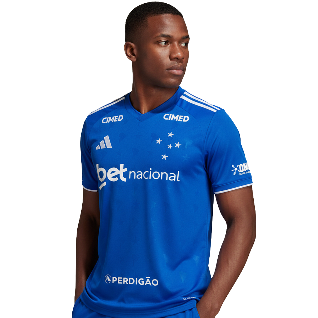Camisa Cruzeiro 26/27 I Home - Versão Torcedor - Todos Patrocinios