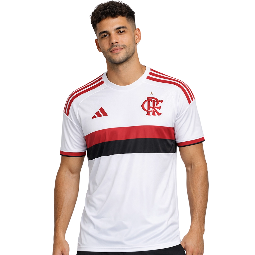 Camisa Flamengo ll Away 26/27 - Torcedor (Camisa 1 Branca)