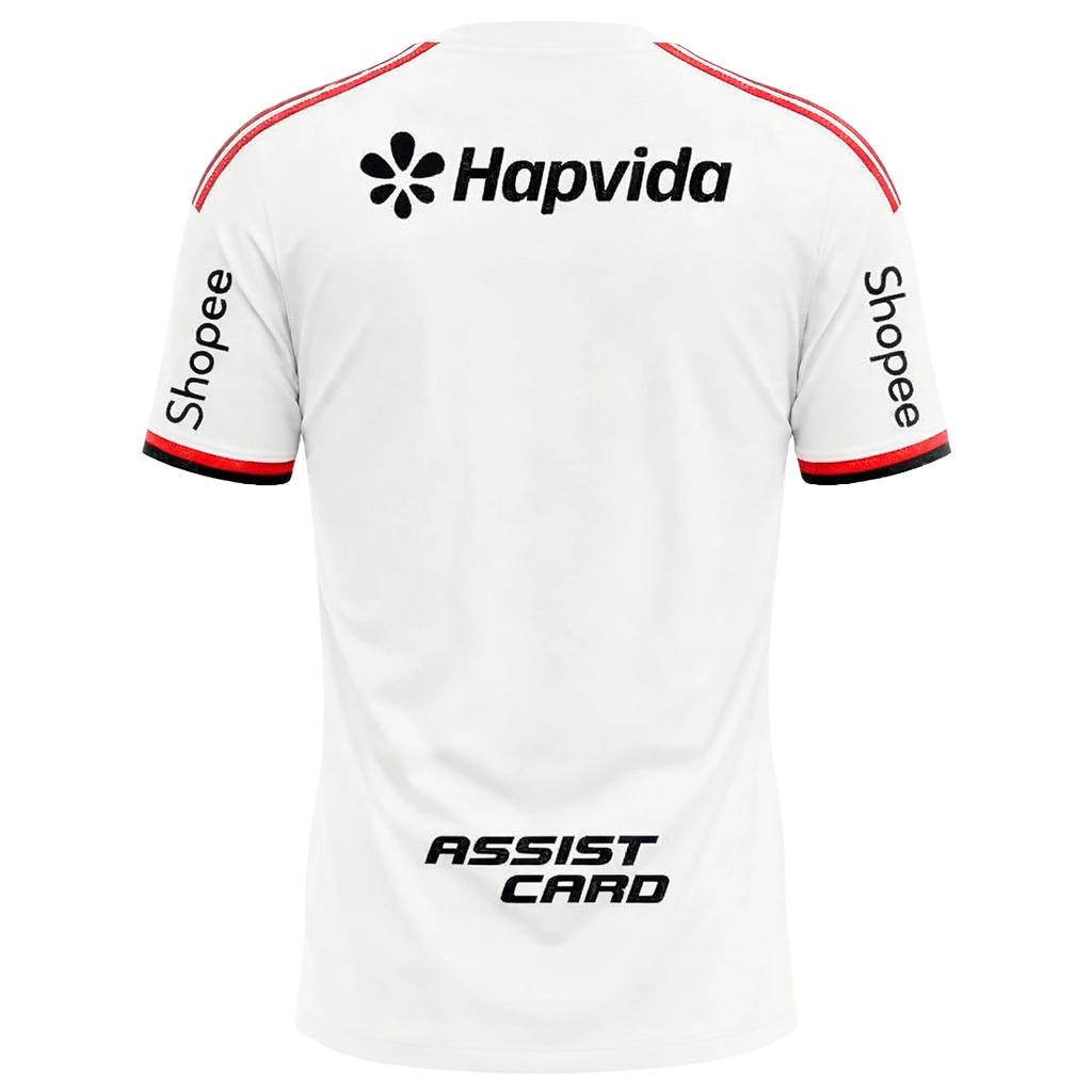 Camisa Flamengo ll Away 26/27 - Torcedor - Todos Patrocinios (Camisa 1 Branca)