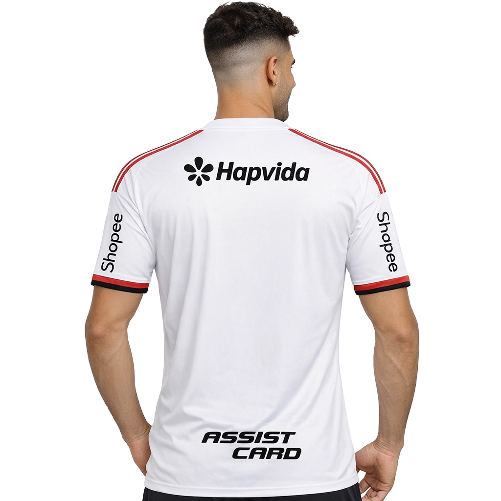 Camisa Flamengo ll Away 26/27 - Torcedor - Todos Patrocinios (Camisa 1 Branca)