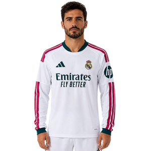 Real Madrid 26/27 Titular - Manga Longa - Torcedor