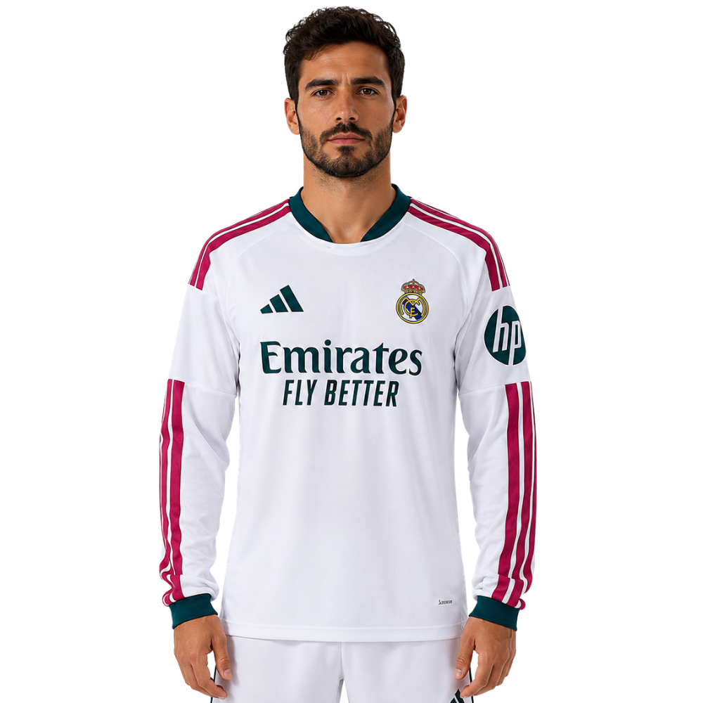 Camisa Real Madrid 26/27 I Home - Versão Torcedor - Manga Longa
