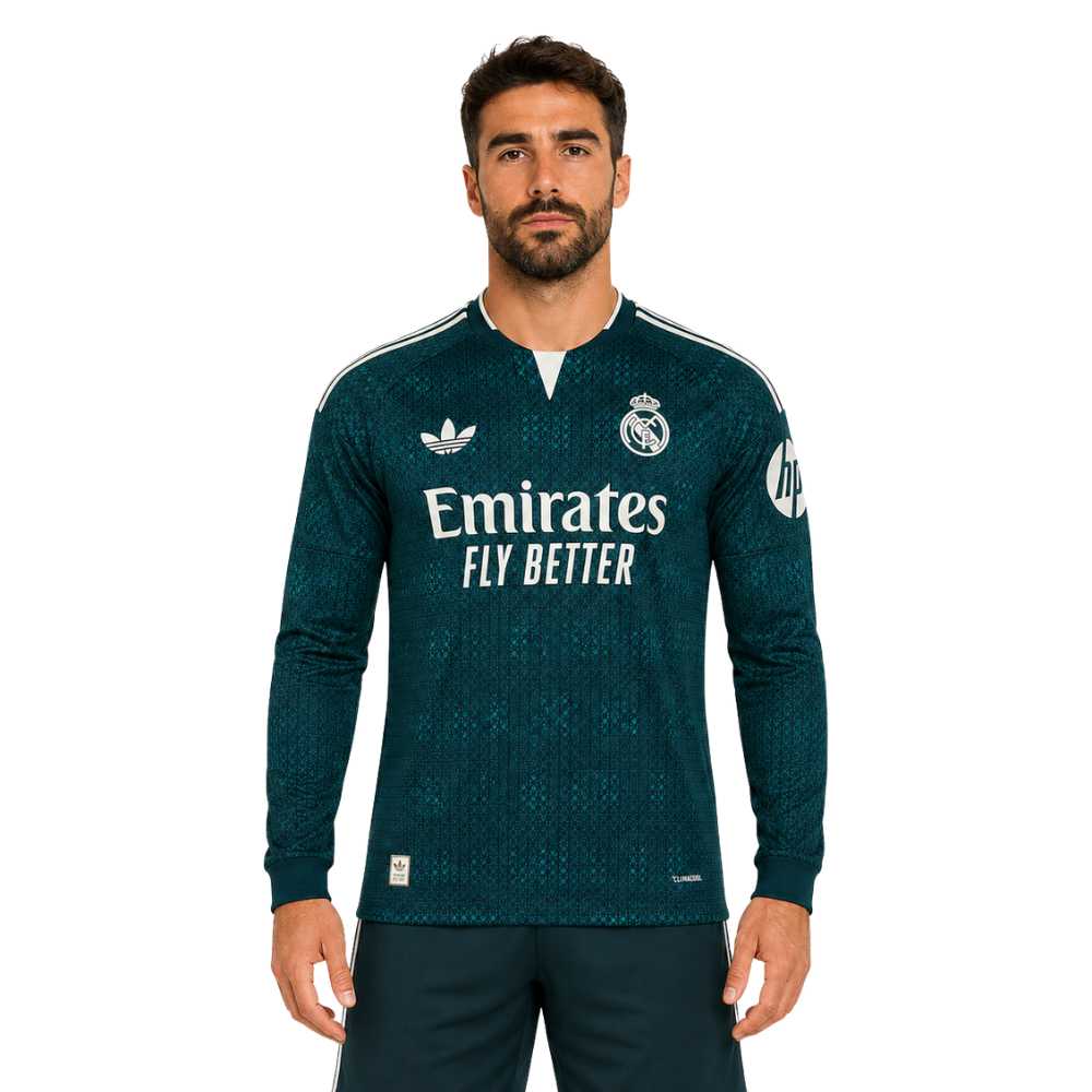 Camisa Real Madrid 26/27 Il Away - Versão Jogador - Manga Longa