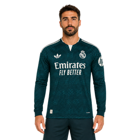 Camisa Real Madrid 26/27 Il Away - Versão Jogador - Manga Longa