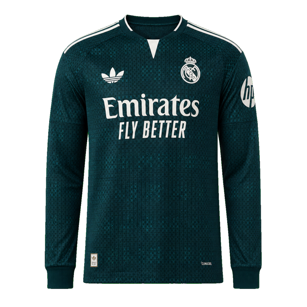 Camisa Real Madrid 26/27 Il Away - Versão Jogador - Manga Longa