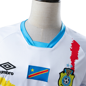 Camisa Congo 2026 branca e azul - Versão Torcedor