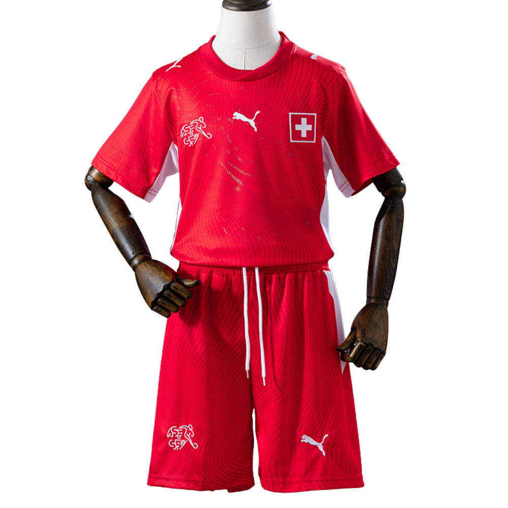Conjunto Infantil Suíça 2026 l Home - Torcedor