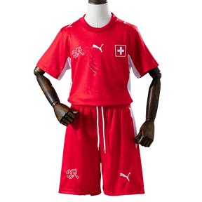Conjunto Infantil Suíça 2026 l Home - Torcedor