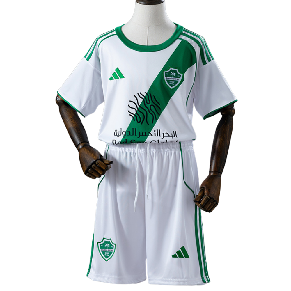 Conjunto Infantil Al-Ahli Saudi 2026 ll Visitante - Torcedor