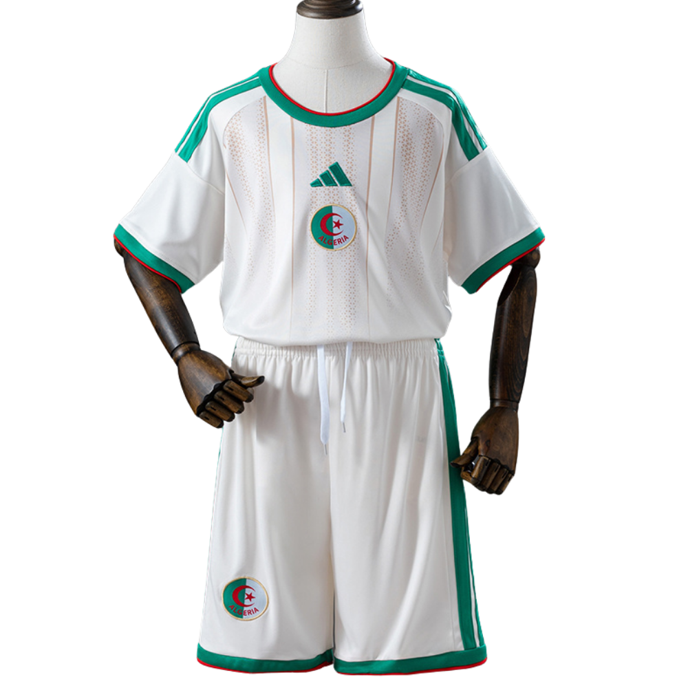 Conjunto Infantil Argélia 2026 l Titular - Torcedor