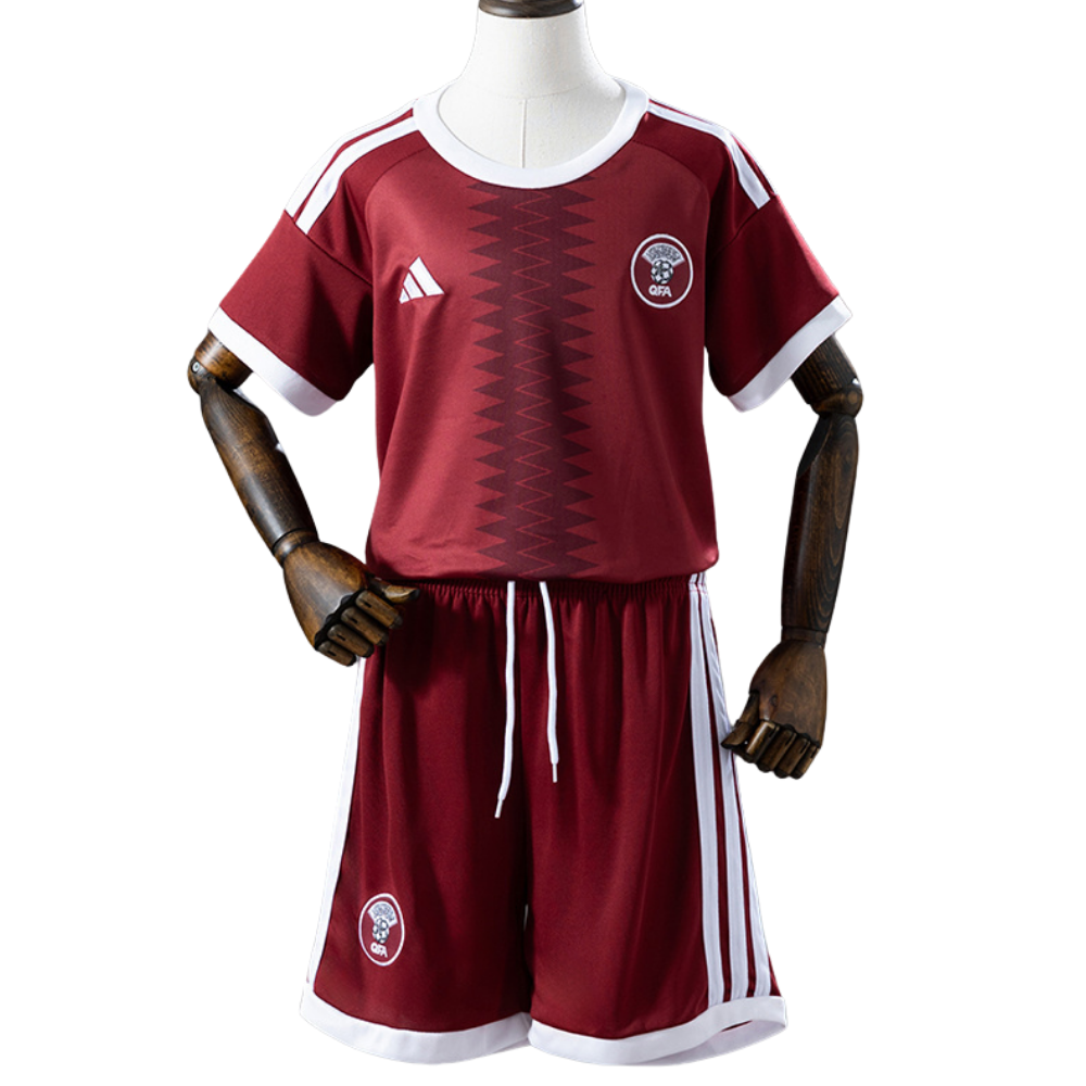 Conjunto Infantil Qatar 2026 l Titular - Torcedor