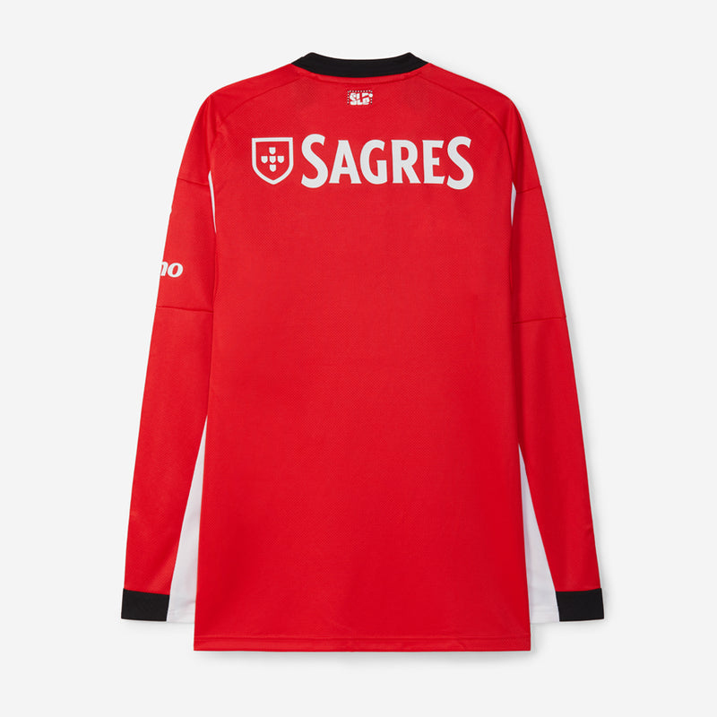Camisa Benfica I 25/26 manga longa - Torcedor Adidas Masculina - Vermelha