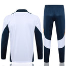 Real Madrid 24/25 Training Set - Men's Adidas - White with orange detail