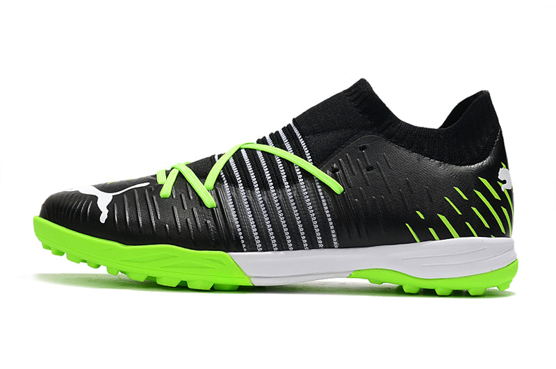 Chuteiras de futebol Puma Future Z TF/MG - Preta/Verde