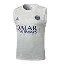 Conjunto Paris Saint-Germain Treino Camisa Regata + short 24/25 - Masculino Jordan - cinza claro