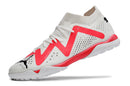 Chuteiras de futebol Puma Future X Powercat Tokyo Match TF - Branco/Vermelho