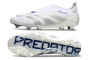 Chuteira de Campo Adidas Predator Elite LL sem cadarço FG - Branco