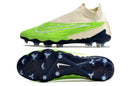 Chuteira de Campo NIKE PHANTOM GX ELITE DF Link FG -  Verde/Bege