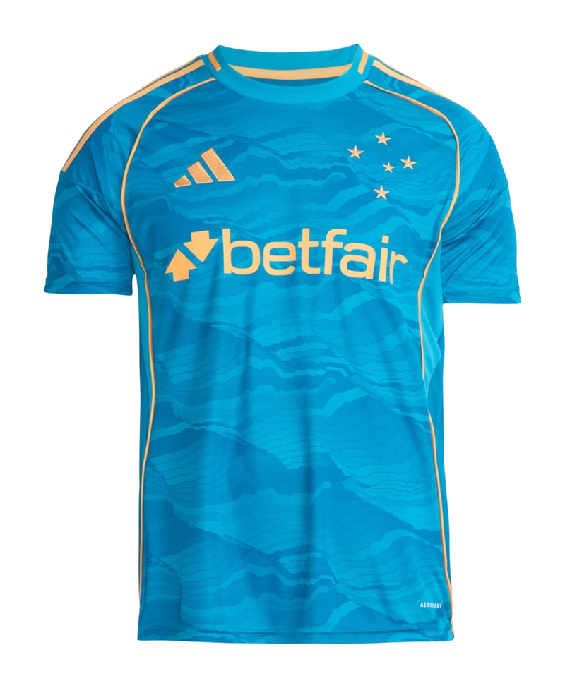 Camisa Cruzeiro lIl 25/26 - Torcedor Adidas Masculina - Azul