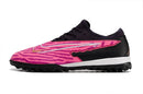 Chuteira de Campo Nike React Phantom GX Pro TF - Preto/Rosa