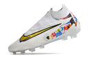 Chuteira de Campo NIKE PHANTOM GX ELITE DF Link FG - "ERLING HALLAND" - Branca