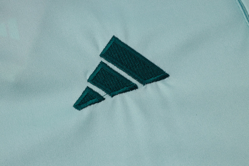 Conjunto Cruzeiro Treino Polo 24/25 - Masculino Adidas - Azul Cinza Claro