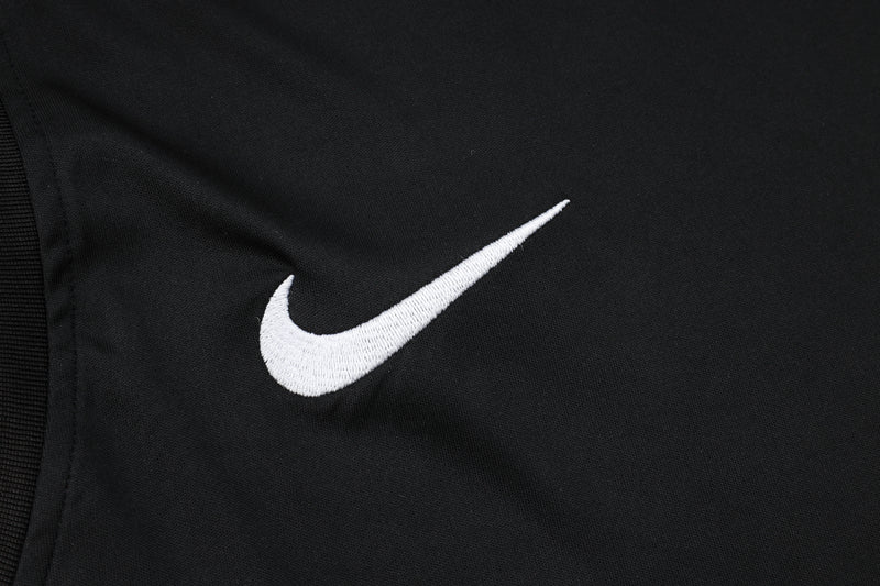 Paris Saint-Germain Training Set Tank Top Shirt + Shorts 24/25 - Men's Nike - Black (White Shoulders)
