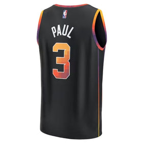 Camisa NBA Chris Paul - Phoenix Suns - 2023 Fast Break Jogador - Preto - Edição de Impacto