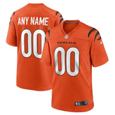 Camisa NFL Cincinnati Bengals - Versão Alternativa de Jogo - Laranja