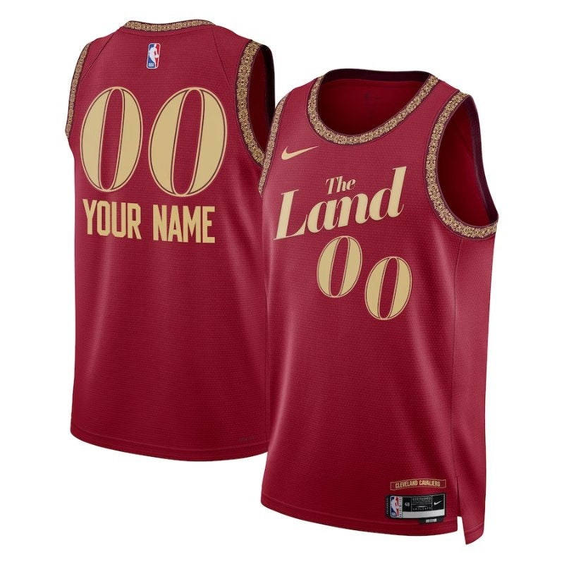 Camisa NBA - Cleveland Cavaliers - 23/24 - Bordô - Edição Cidade