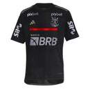 Camisa Flamengo III 23/24 - Torcedor Adidas Masculina - Preto Com Patrocínio