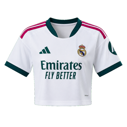 Cropped Top Real Madrid 26/27 Home - Woman