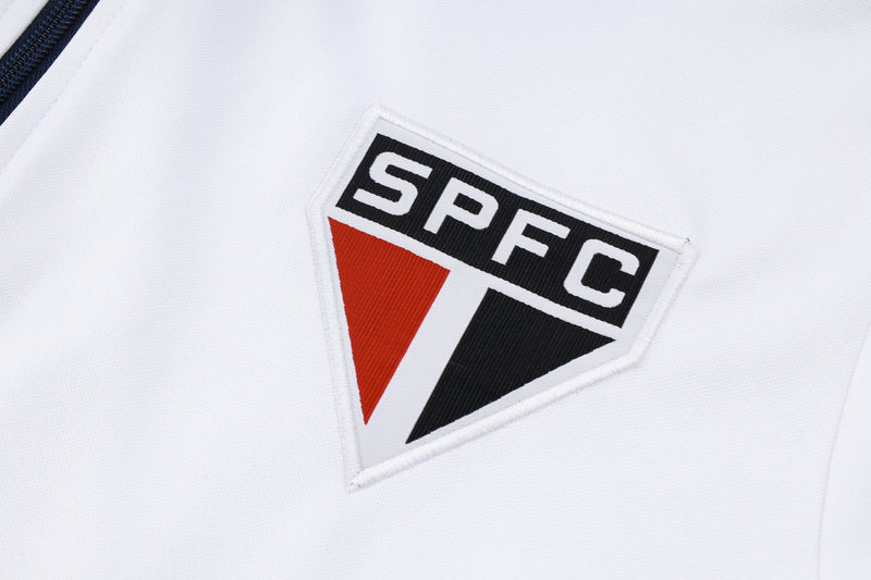 Conjunto São Paulo 24/25 - Masculino New Balance - Branco e azul