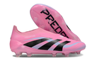 Chuteira de Campo Adidas Predator Elite LL sem cadarço FG - Rosa