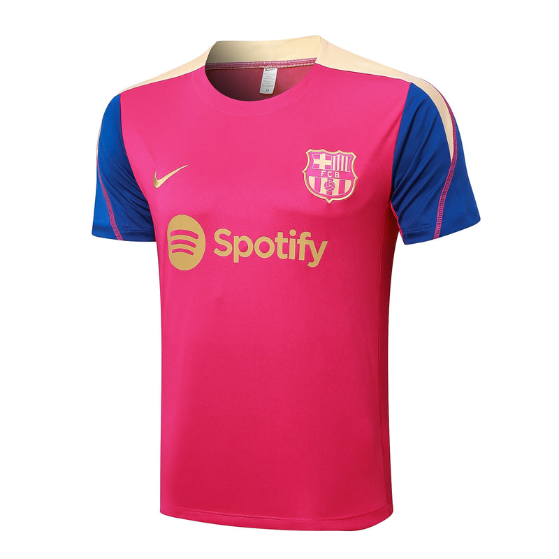 Conjunto Barcelona Treino Camisa manga curta + short 24/25 - Masculino Nike - Vermelho