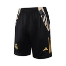 Conjunto Real Madrid Treino Camisa manga curta + short 24/25 - Masculino Adidas - Preta