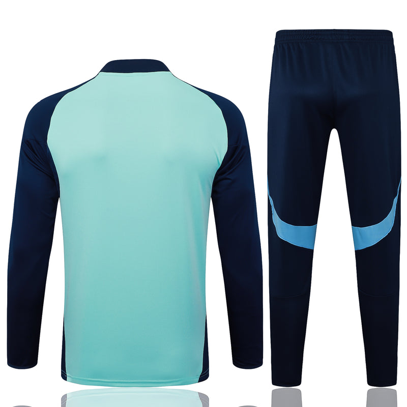 Conjunto Arsenal Treino 24/25 - Masculino Adidas - Azul agua / azul escuro
