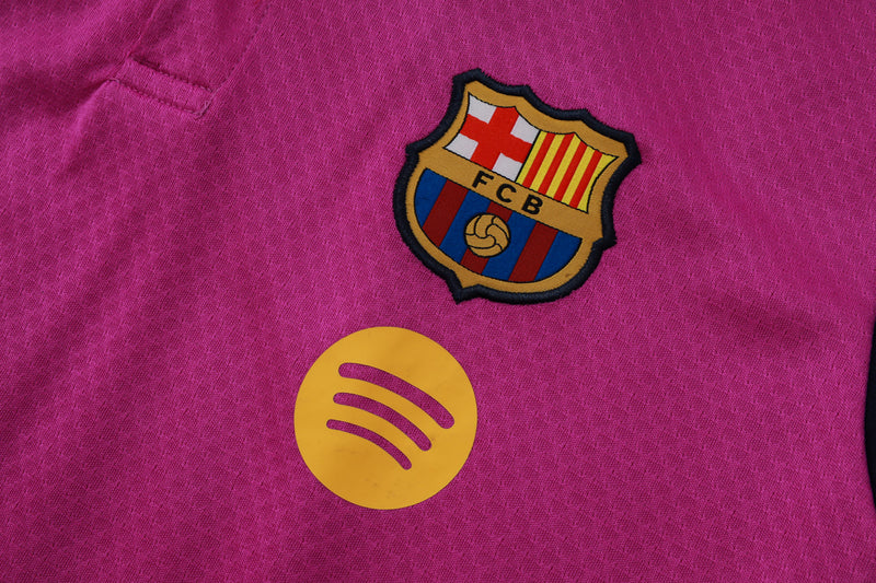 Conjunto Barcelona Treino 25/26 - Masculino Nike - Roxo