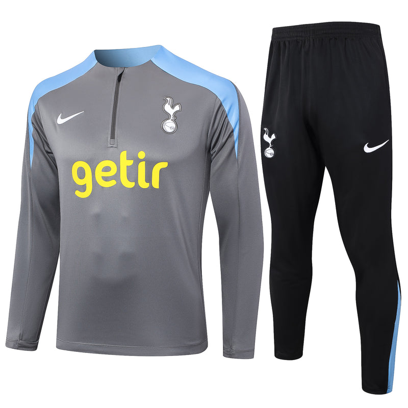 Conjunto Totteham 24/25 - Masculino Adidas - Cinza